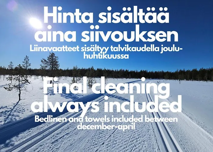 Апартаменты Levi Centre Moonlight With Sauna 415